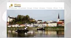 Desktop Screenshot of pfarre.ottensheim.at